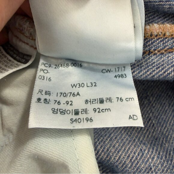 Levi's Made and Crafted Rail Straight Selvedge Denim 31x30 - Picture 15 of 15